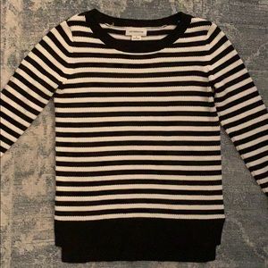 Black & white striped sweater